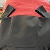10-2291.jpg ELOQUII Black Polyester Spandex Cold Shoulder High Low Collarless Dress SZ 14