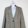 Le Suit Women Polyester Skirt Suit Size 14P Beige Black Notch Lined Cocktail 2PC