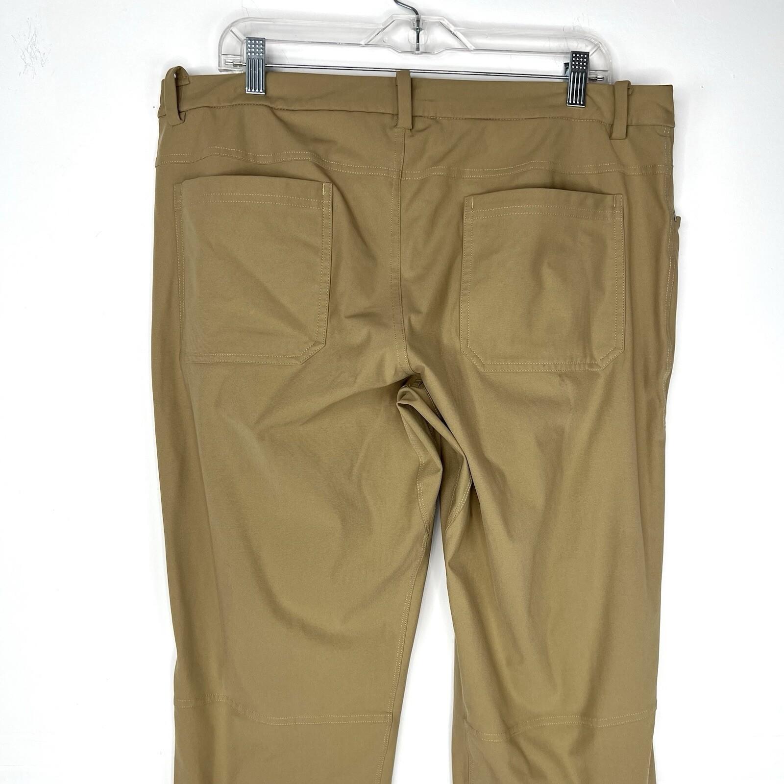 Lululemon Men Commision Pants Size 36x33 Athletic Warpstreme Commuter Stretch