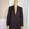 The Limited Polyester Wool Stretch Skirt Suit Size 6 Brown Lined Career 2 Piece