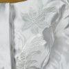 GMI Skirt Suit Size 20W White Lined Embroidered Ruffle Trumpet Sleeves 2PC