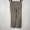 NINE WEST Polyester Rayon Pant Suit 6 Gray Striped Lined Peak Collar 2PC