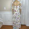 N/Nicholas Daffodil Cotton Dress 4 Broderie White Floral Cold Shoulder Tiered