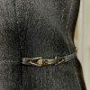 Vertigo Paris Polyester Rayon Spandex Denim Blazer Size S Charcoal Long Sleeve