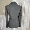 TAHARI ASL Women Gray Polyester Viscose Spandex Lined Belted Blazer Size 8
