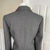 TAHARI ASL Women Gray Polyester Viscose Spandex Lined Belted Blazer Size 8