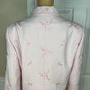 Kasper ASL Polyester Skirt Suit Size 14 Embroidered Light Pink 3/4 Sleeves 2PC