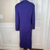GMI Women Polyester Skirt Suit Size 18W Purple Lined Collarless Cocktail 2PC