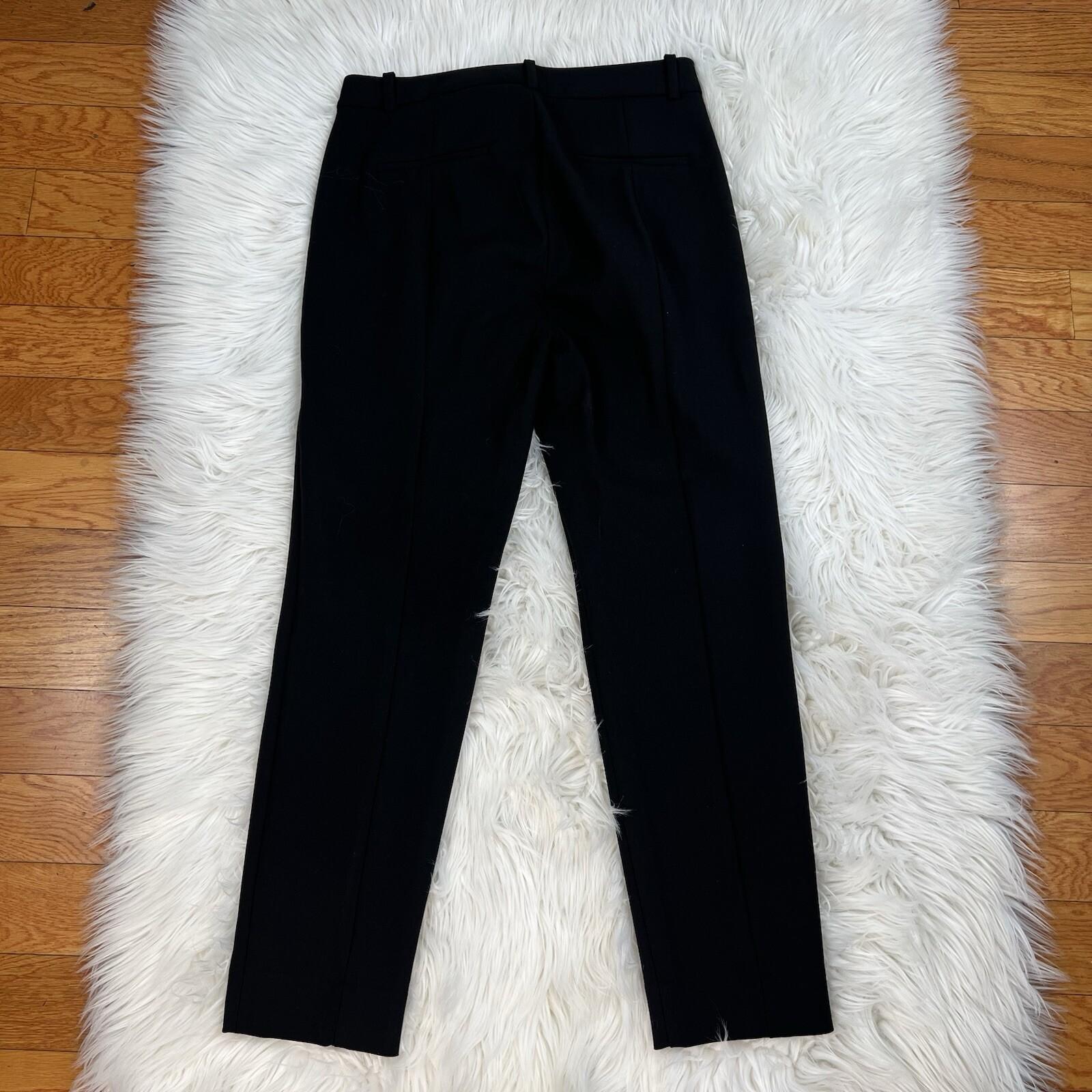 J Crew Viscose Stretch Pants Size 6 High Rise Cameron Flat Front Skinny Trouser
