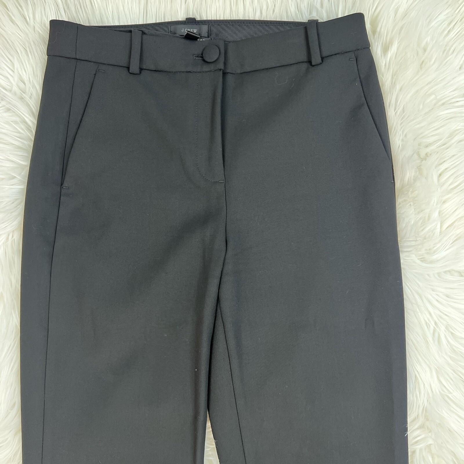 J Crew Viscose Stretch Pants Size 6 High Rise Cameron Flat Front Skinny Trouser