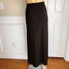 EILEEN FISHER Women Brown Knit Viscose Nylon Maxi Skirt Size XS