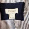 J.CREW Wool Viscose Blend Women Blazer Size 4 Navy Blue Business Blazer