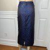 KB Stella Louise Polyester Metallic Skirt Suit 16 Blue Back Shawl Collar 2PC