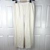 Collections For Le Suit Polyester Pant 16 Suit 18 Off White Striped 2PC New