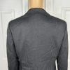 Alfani 2PC Black Striped Polyester Rayon Spandex Lined Career Pant Suit Size 4P