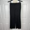 Alfani 2PC Black Striped Polyester Rayon Spandex Lined Career Pant Suit Size 4P