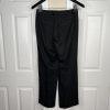 Alfani 2PC Black Striped Polyester Rayon Spandex Lined Career Pant Suit Size 4P