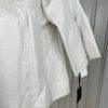 New TAHARI 2PC Beige Metallic Linen Rayon Cropped Shawl Collar Pant Suit Size 6
