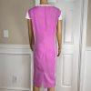 BEN MARC INT 2PC Pink Purple White Polyester Lined Collarless Dress Suit SZ 16