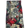 Mario Valentino Men Floral Multicolor Silk Neck Tie 56 in
