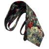 Mario Valentino Men Floral Multicolor Silk Neck Tie 56 in
