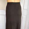 EILEEN FISHER Women Brown Knit Viscose Nylon Maxi Skirt Size XS