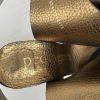 Pedro Garcia Sissel Suede Leather Sandals Size 38 Grip Strap Peep Toe Shoes
