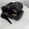 Pedro Garcia Sissel Suede Leather Sandals Size 38 Grip Strap Peep Toe Shoes