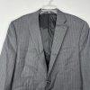 Lauren Ralph Lauren Men Wool Blazer Size 46R Gray Striped Business 2 Button Vent