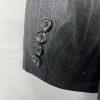 Lauren Ralph Lauren Men Wool Blazer Size 46R Gray Striped Business 2 Button Vent