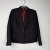 10-2632.jpg KASPER Viscose Blend Pant Suit Size 10 Brown Crepe Business 2PC Pockets Lined