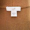 10-2658.jpg J. Jill Women Cardigan Size 2X Bronze Open Front Short Sleeve Knit Sweater