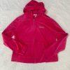 Juicy Couture Velour Track Jogger Suit XL Pant L Pink Hooded Y2K Athleisure Zip