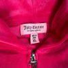Juicy Couture Velour Track Jogger Suit XL Pant L Pink Hooded Y2K Athleisure Zip