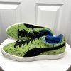 Puma Suede Men Vintage Green Black White Bottoms Sneakers Size 10