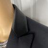 Jones New York Viscose Polyester  Stretch Blazer Size 4 Black Tuxedo 1PC New
