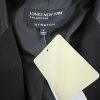 Jones New York Viscose Polyester  Stretch Blazer Size 4 Black Tuxedo 1PC New