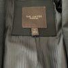 THE LIMITED Polyester Viscose Stretch Blazer Size S Black Ruffle Career 1PC