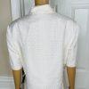 Le Suit Polyester Rayon Skirt Suit Size 20W Off White Short Sleeves New 2PC