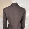 JONES NEW YORK Women 2PC  Brown Polyester Rayon Spandex Flare Skirt Suit Size 8