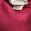 St John Sport By Marie Gray Sweater S Pink Black Knit Zip Up Stretch Pockets