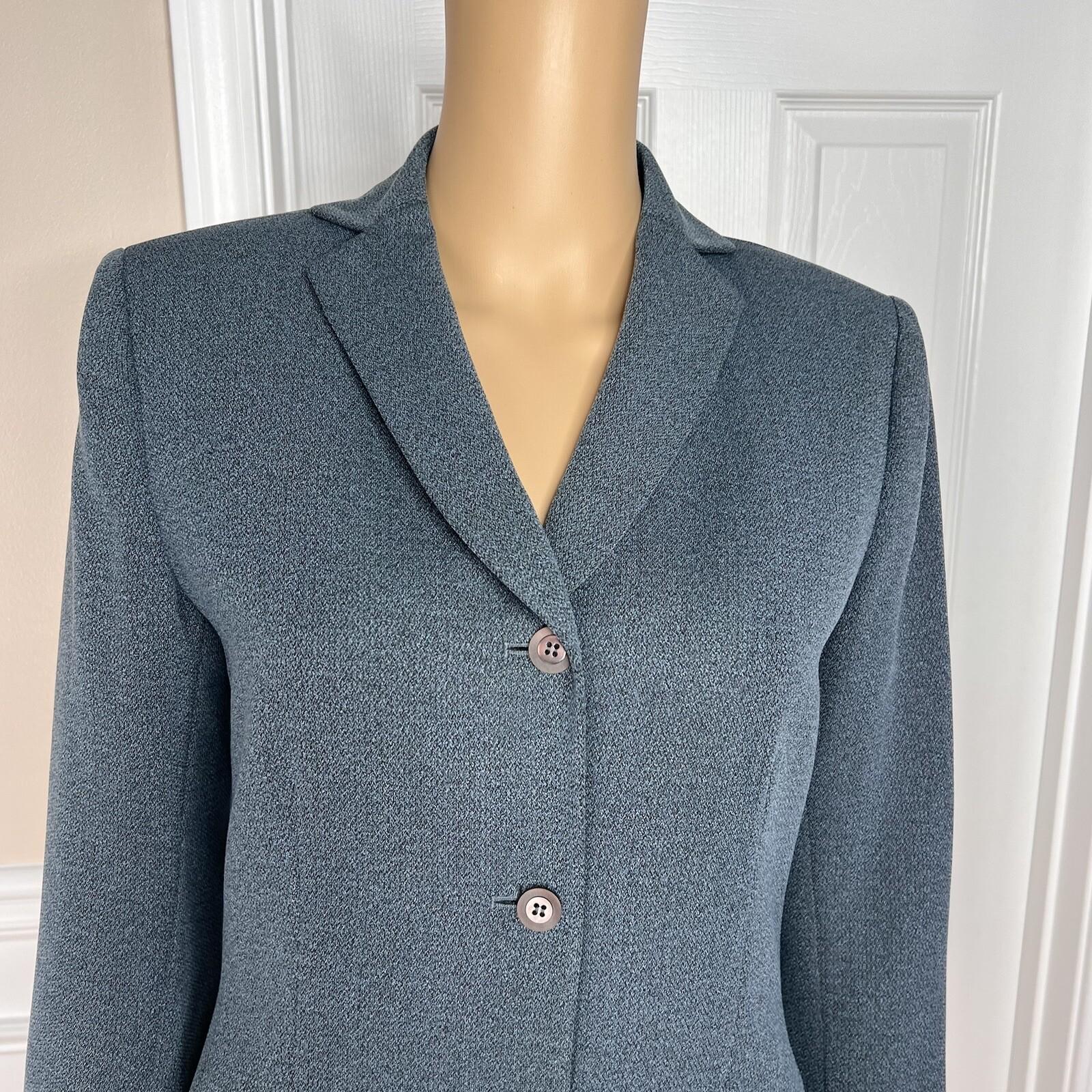 KASPER ASL Women 1PC Polyester Lined  Notch Collar Career Blazer Size 4