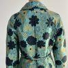 10-2971.jpg Dana Buchman Cotton Polyester Blazer Size 8 Sequin Floral Belted Open Front