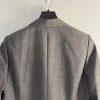 Tahari ASL Polyester Rayon Pant Suit Size 12 Gray Double Breasted Career 2PC New