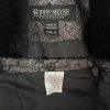 John Meyer Polyester Rayon Skirt Suit 12 Gray Floral Faux Fur Collar 2 Piece