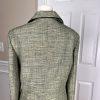 KASPER 2PC Green Black Polyester Notch Collar Skirt (Size 12P) Suit (Size 12)