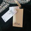 Elie Tahari Velvet Dress M Emeral Green Beaded Bodycon Fashionable Quiet Luxury