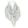 Savage Fenty Bodysuit Size 1X White Teddy Lingerie Sexy Sheer Mesh Lace New