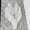 Savage Fenty Bodysuit Size 1X White Teddy Lingerie Sexy Sheer Mesh Lace New