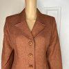 10-3025.jpg Collections For Le Suit Polyester Lined Blazer 8P Burnt Orange Notch Collar
